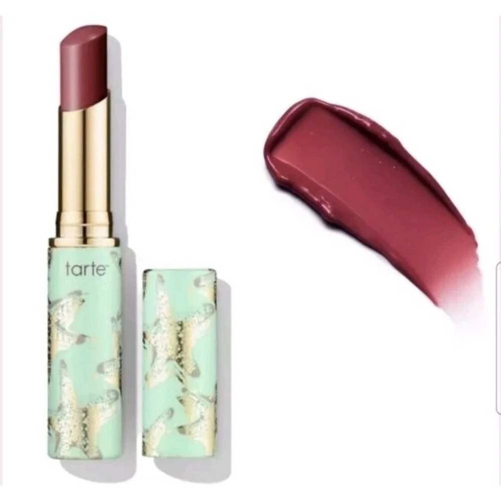 Tarte Rainforest of‎ the Sea Quench Lip Rescue Balm BERRY Glossy Sheer Plum NIB